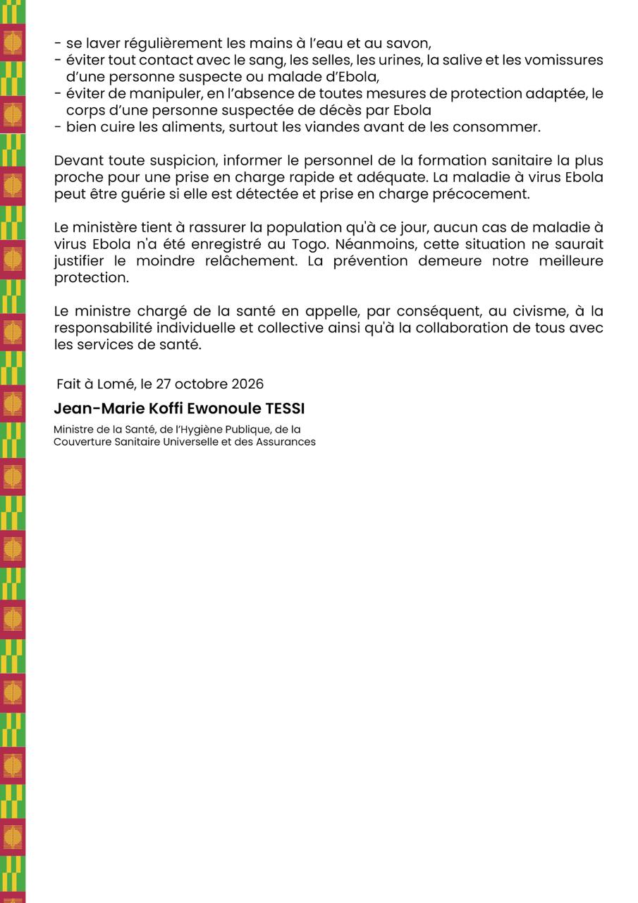 Communiqué 2/2